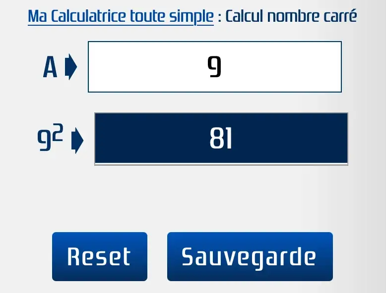 Le carrée de 9