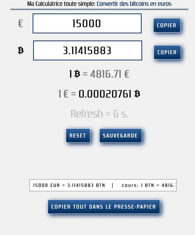 conversion euro