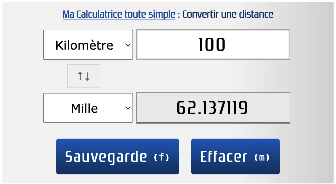 Convertir 1000 kilomètres en milles