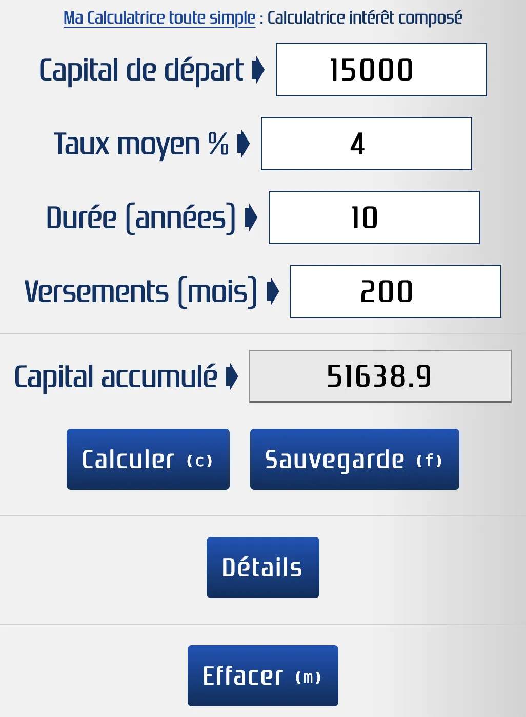 Calculer les intérêts composés sur plusieurs années