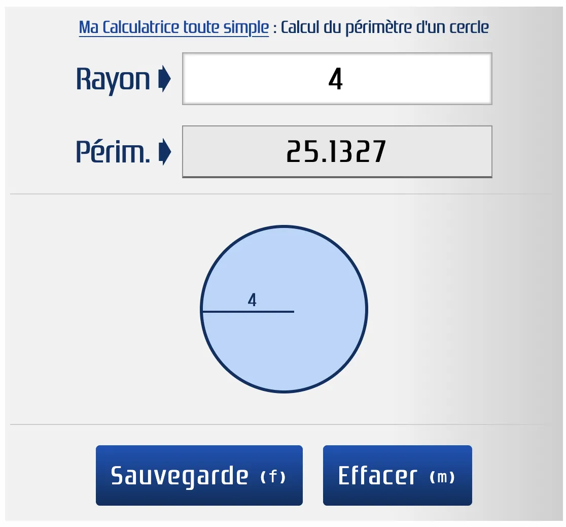 Périmètre d’un cercle : rayon et circonférence