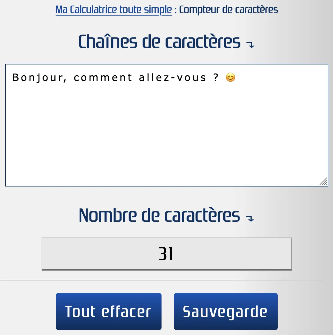 Compter une chaîne de caractères