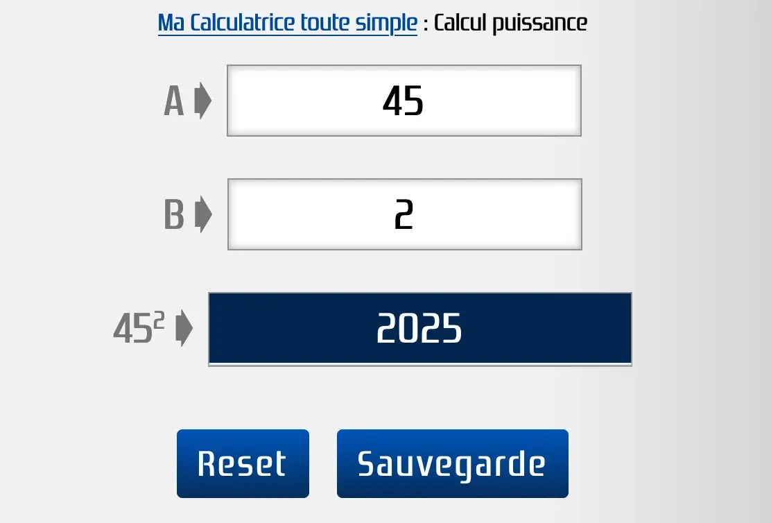 Puissance d'un nombre